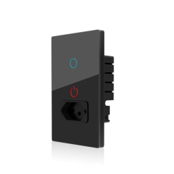 Interruptor Smart Zigbee Touch Com Tomada